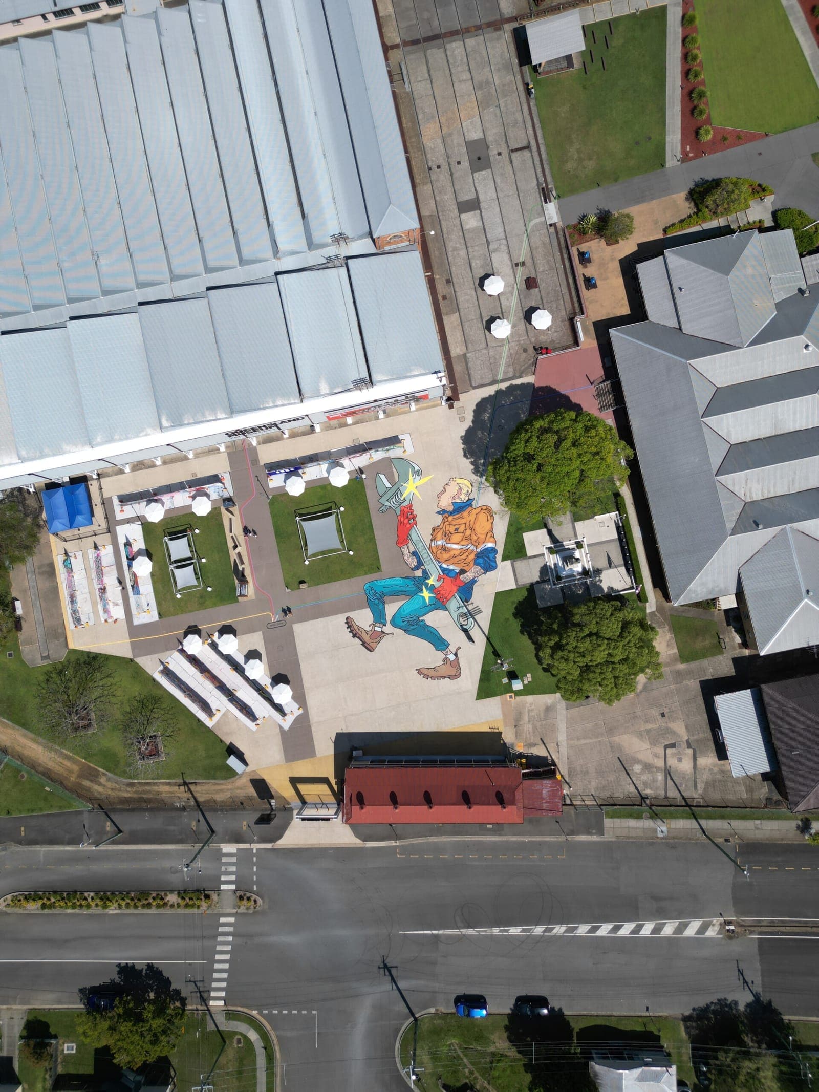 Queensland Museum Rail Workshops Mural