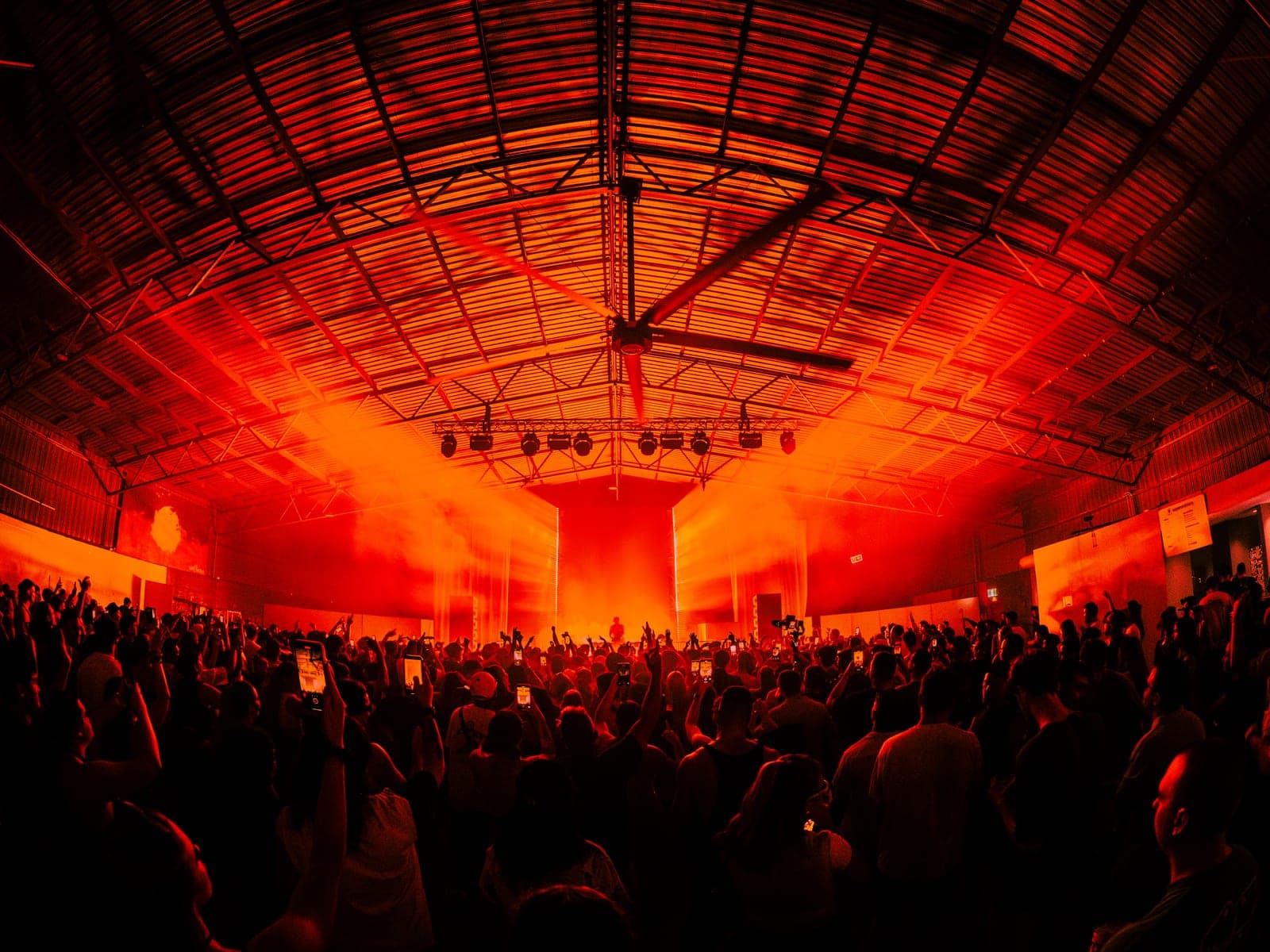 The warehouse in full production
